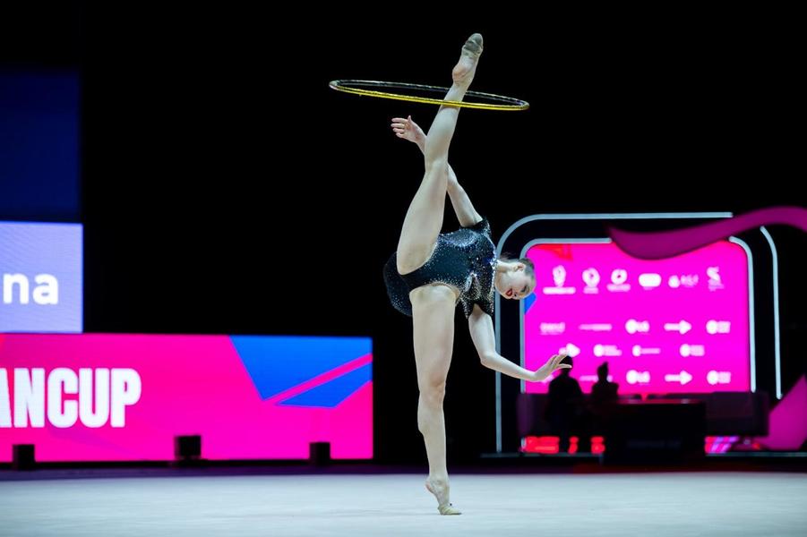 Bədii gimnastika üzrə Avropa kuboku başa çatıb (FOTO)