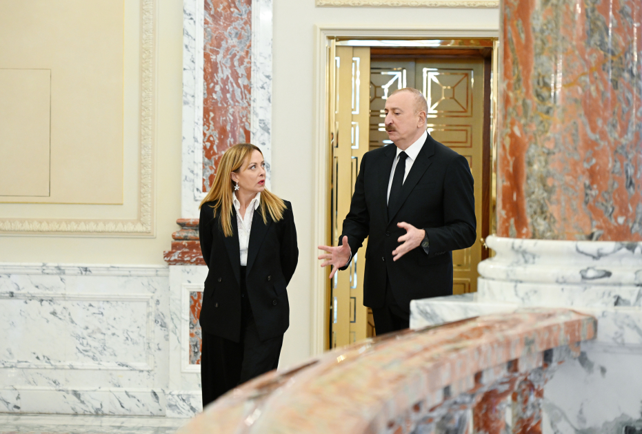 Prezident İlham Əliyevin İtaliya Nazirlər Şurasının sədri Ciorcia Meloni ilə təkbətək görüşü keçirilib (FOTO)