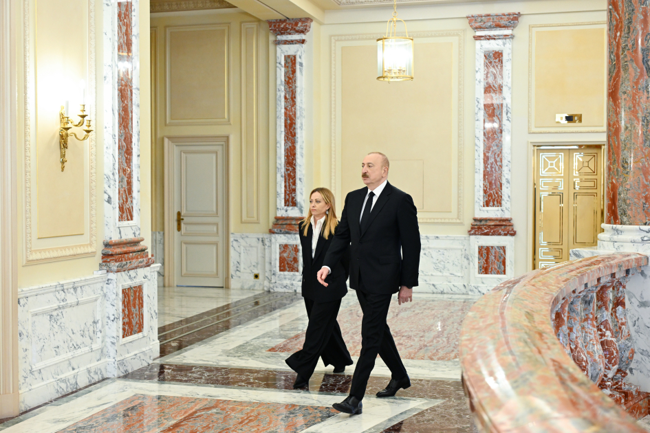 Prezident İlham Əliyevin İtaliya Nazirlər Şurasının sədri Ciorcia Meloni ilə təkbətək görüşü keçirilib (FOTO)