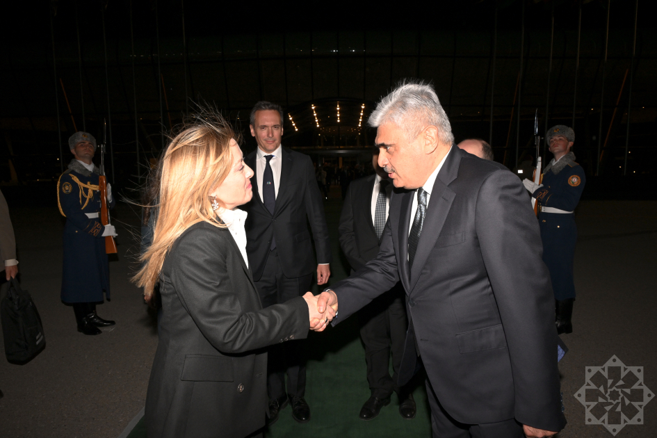 İtaliya Nazirlər Şurasının sədri Ciorcia Meloninin Azərbaycana səfəri başa çatıb (FOTO)