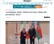 Dünya mediası Baş nazir Ciorcia Meloninin Prezident İlham Əliyevlə Bakıda apardığı danışıqları geniş işıqlandırıb (FOTO)