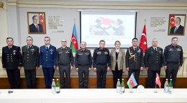 Azərbaycan və Türkiyə hərbçiləri kütləvi qırğın silahlarından mühafizə ilə bağlı müzakirələr aparıb (FOTO)