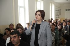 Xaçmazın Mehrəliqışlaq kəndində səyyar qəbul keçirilib (FOTO)