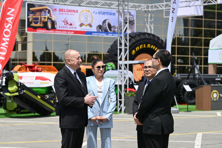 Prezident İlham Əliyev və Birinci xanım Mehriban Əliyeva 19-cu “Caspian Agro Week” və 31-ci “InterFood Azerbaijan” sərgiləri ilə tanış olublar (FOTO)