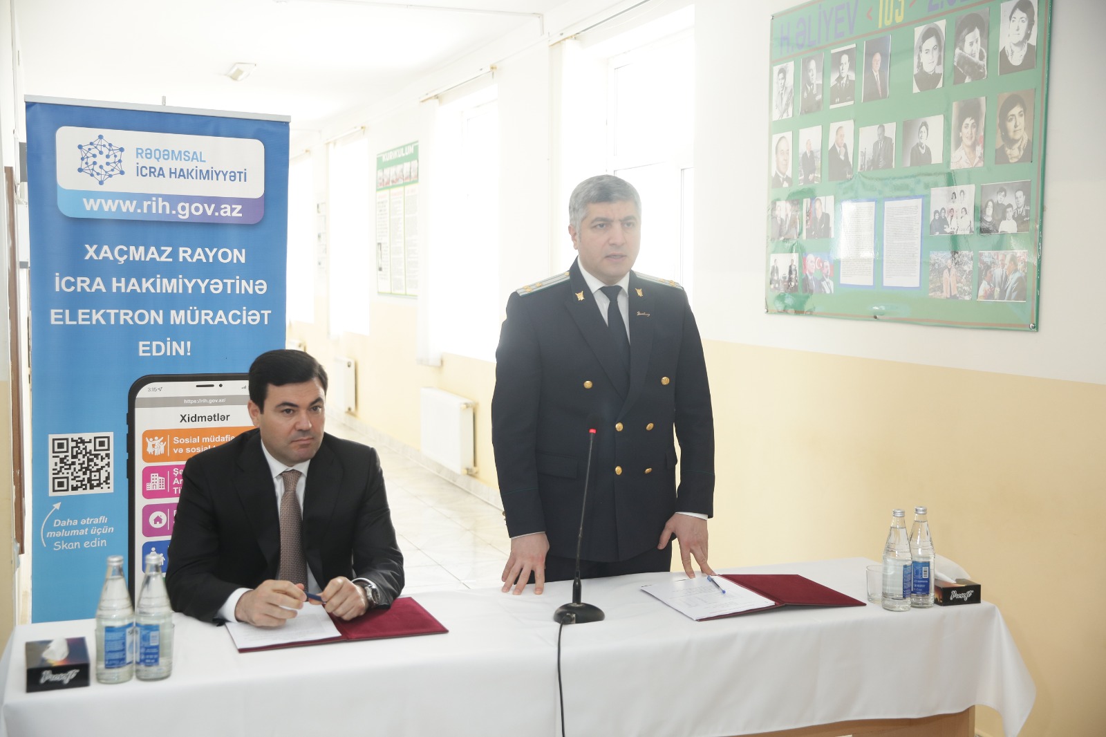 Xaçmazın Mehrəliqışlaq kəndində səyyar qəbul keçirilib (FOTO)