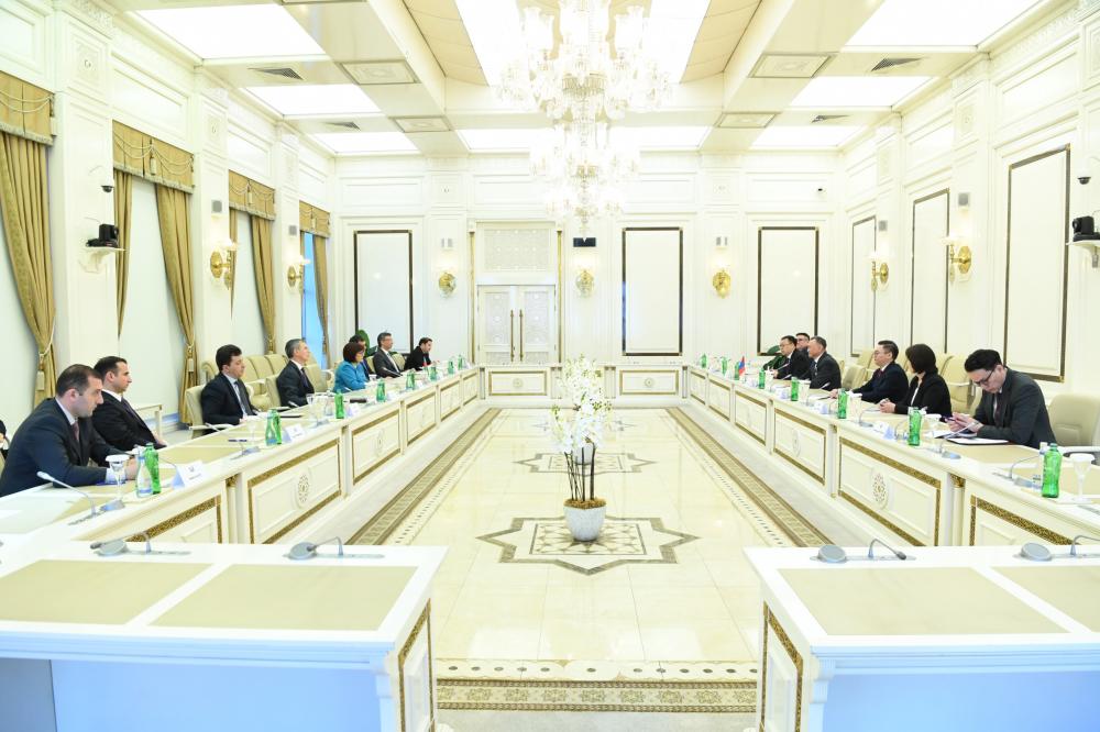 Milli Məclisin sədri Sahibə Qafarova Monqolustanın Baş prokuroru ilə görüşüb (FOTO)