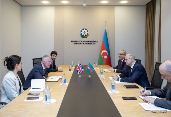 Birləşmiş Krallıqla enerji tərəfdaşlığının gündəliyindəki məsələlər müzakirə edilib (FOTO)