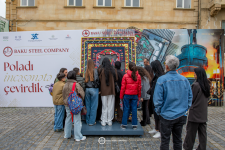 "Baku Steel Company" Xalça Festivalında polad sənətini təqdim etdi (FOTO)