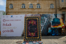 "Baku Steel Company" Xalça Festivalında polad sənətini təqdim etdi (FOTO)