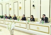 Milli Məclisin sədri Sahibə Qafarova Monqolustanın Baş prokuroru ilə görüşüb (FOTO)