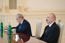 Prezident İlham Əliyev İslam İnkişaf Bankı Qrupunun sədrinin başçılıq etdiyi nümayəndə heyətini qəbul edib (FOTO/VİDEO)