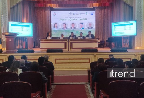 "Ortaq risklər, ortaq həllər: Aqrar sığorta modeli" mövzusunda panel müzakirə keçirilib