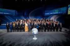 Azərbaycanın prezidentliyi ilə keçirilən Beynəlxalq Nəqliyyat Forumunun Sammitində mühüm qərarlar qəbul olunub (FOTO)