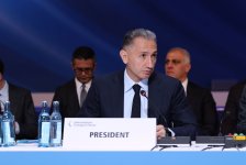 Azərbaycanın prezidentliyi ilə keçirilən Beynəlxalq Nəqliyyat Forumunun Sammitində mühüm qərarlar qəbul olunub (FOTO)