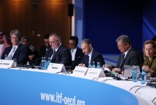 Azərbaycanın prezidentliyi ilə keçirilən Beynəlxalq Nəqliyyat Forumunun Sammitində mühüm qərarlar qəbul olunub (FOTO)