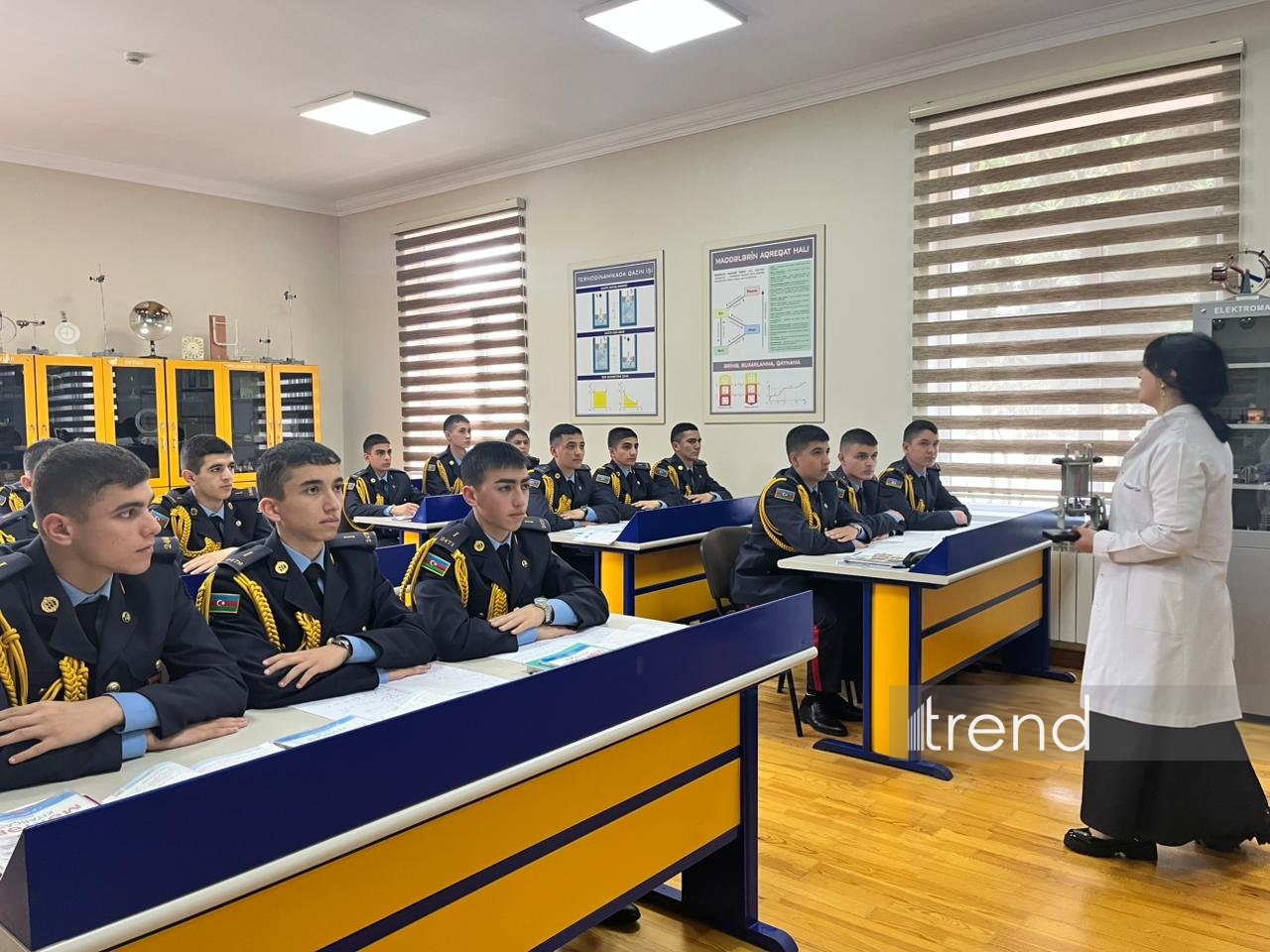 Cəmşid Naxçıvanski adına Hərbi Liseyə mediatur təşkil edilib (FOTO)