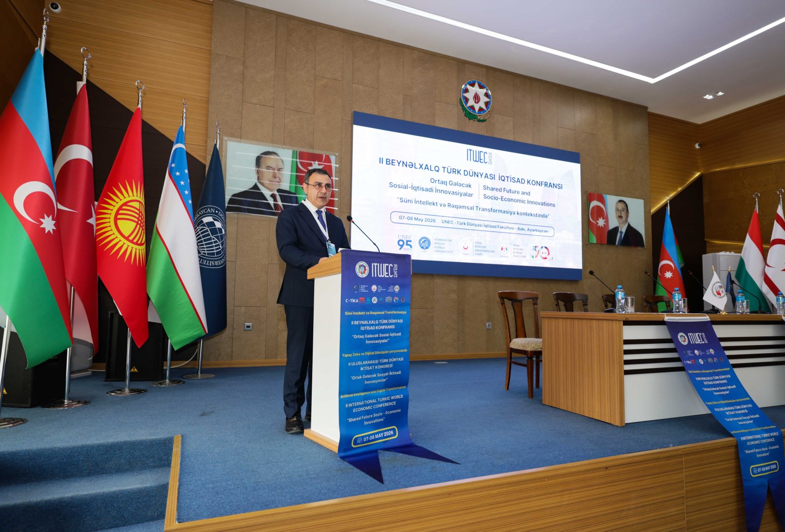 UNEC-də II Beynəlxalq Türk Dünyası İqtisad Konfransı (ITWEC 2026) keçirilib (FOTO)