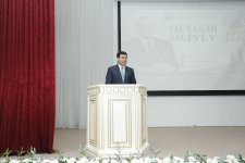 Xaçmaz rayonunda Ümummilli Lider Heydər Əliyevin 103-cü ildönümünə həsr olunmuş konfrans keçirilib (FOTO)