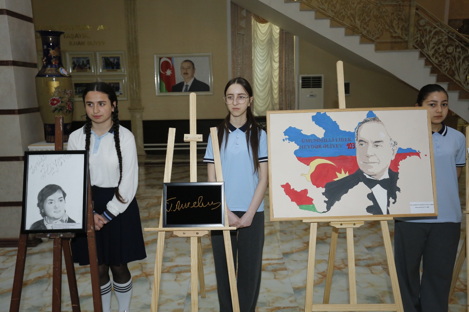 Xaçmaz rayonunda Ümummilli Lider Heydər Əliyevin 103-cü ildönümünə həsr olunmuş konfrans keçirilib (FOTO)