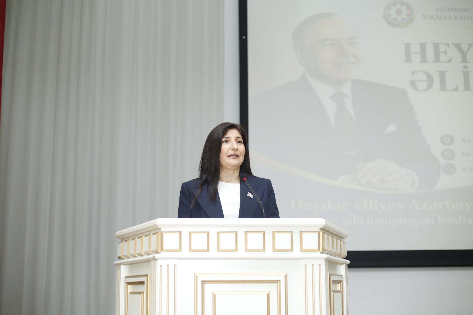Xaçmaz rayonunda Ümummilli Lider Heydər Əliyevin 103-cü ildönümünə həsr olunmuş konfrans keçirilib (FOTO)