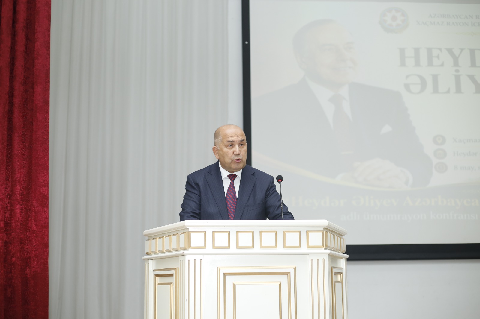 Xaçmaz rayonunda Ümummilli Lider Heydər Əliyevin 103-cü ildönümünə həsr olunmuş konfrans keçirilib (FOTO)