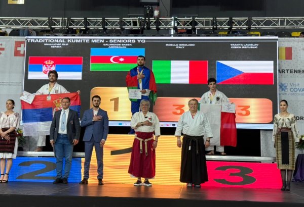 Azərbaycan karateçisi Avropa çempionu olub (FOTO)