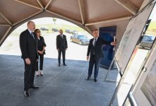 Prezident İlham Əliyev və Birinci xanım Mehriban Əliyeva Cəbrayıl Rayon Mərkəzi Xəstəxanasının binasının tikintisi ilə tanış olublar (FOTO)