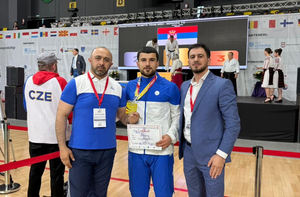 Azərbaycan karateçisi Avropa çempionu olub (FOTO)