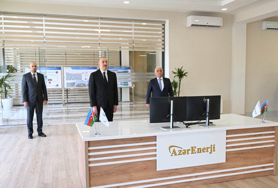 Prezident İlham Əliyev Cəbrayıl rayonunun Soltanlı kəndində “Şəfəq” yarımstansiyasının açılışında iştirak edib (FOTO)
