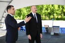 Prezident İlham Əliyev Zəngilan şəhərində sakinlərlə görüşüb, “Zangilan City Park Hotel”in təməlini qoyub (FOTO)