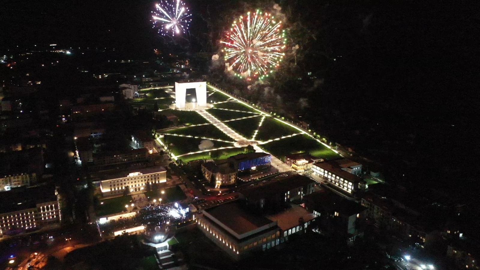 Xankəndidə festival və atəşfəşanlıq olub (FOTO)