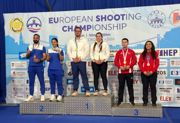 Azərbaycan atıcıları Avropa çempionatında iki gümüş medal qazanıblar