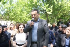 Xaçmazın Əhmədoba kəndində sakinlərin müraciət və təklifləri dinlənilib (FOTO)
