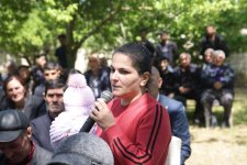 Xaçmazın Əhmədoba kəndində sakinlərin müraciət və təklifləri dinlənilib (FOTO)