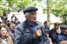 Xaçmazın Əhmədoba kəndində sakinlərin müraciət və təklifləri dinlənilib (FOTO)