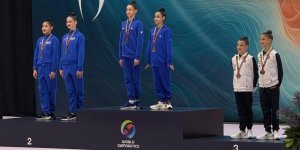 Azərbaycan gimnastları beynəlxalq turnirdə uğurlu nəticələr göstəriblər (FOTO)