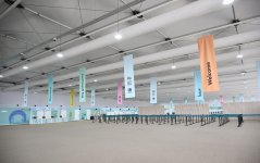 Prezident İlham Əliyev Bakı Olimpiya Stadionunun ərazisində WUF13 ilə bağlı görülən işlərlə tanış olub (FOTO/VİDEO)