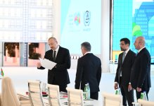 Prezident İlham Əliyev Bakı Olimpiya Stadionunun ərazisində WUF13 ilə bağlı görülən işlərlə tanış olub (FOTO/VİDEO)
