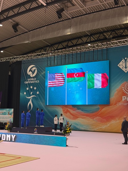 Azərbaycan gimnastları beynəlxalq turnirdə uğurlu nəticələr göstəriblər (FOTO)