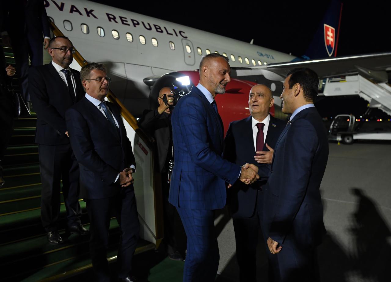 Slovakiya Milli Şurasının sədri Azərbaycana gəlib (FOTO)