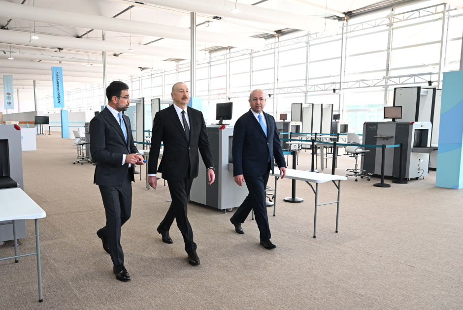 Prezident İlham Əliyev Bakı Olimpiya Stadionunun ərazisində WUF13 ilə bağlı görülən işlərlə tanış olub (FOTO/VİDEO)