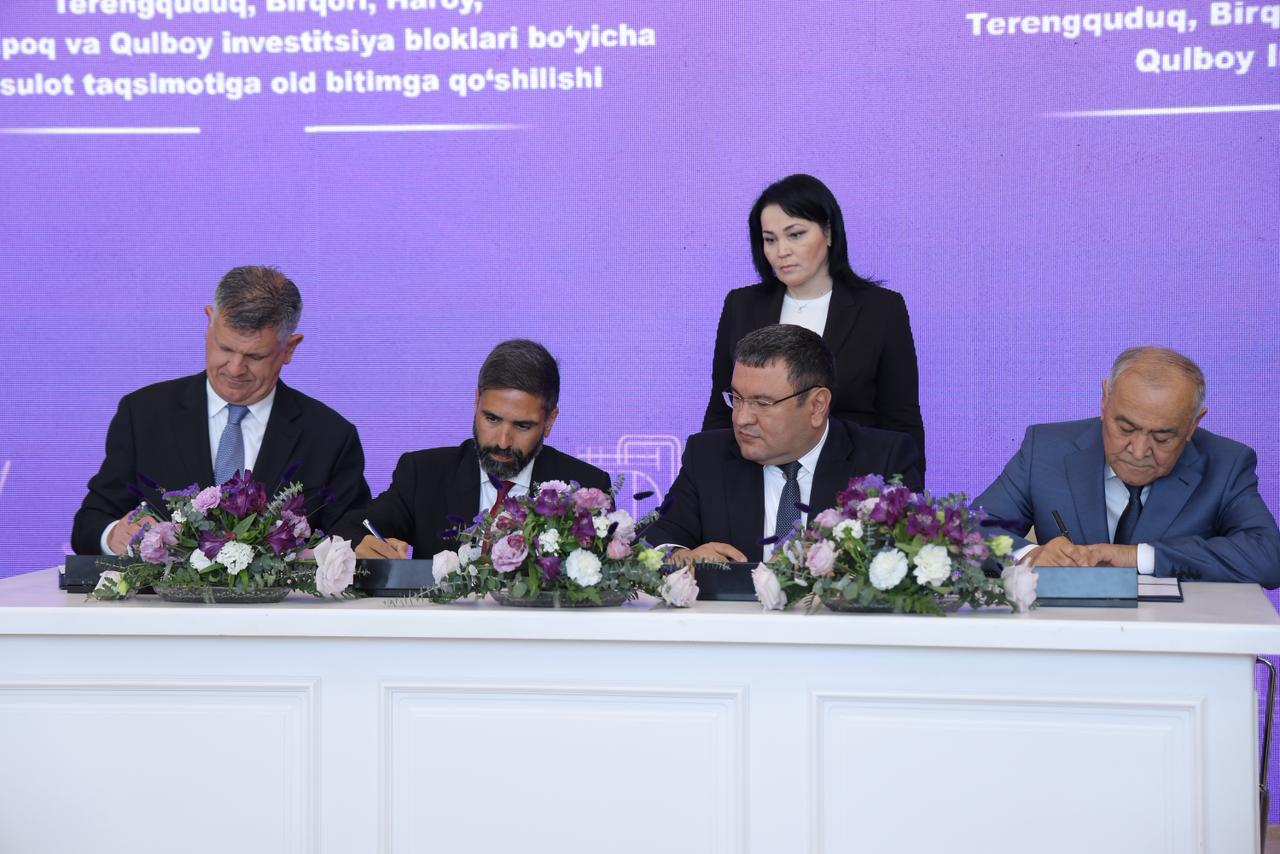 bp Özbəkistanda Şimali Üstyurd üzrə Hasilatın Pay Bölgüsü Sazişinə qoşuldu (FOTO)