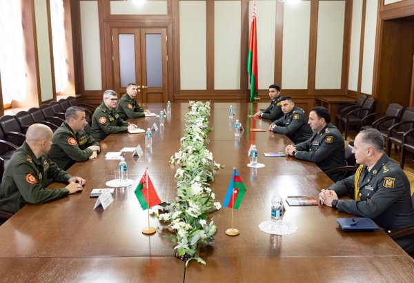 Azərbaycan və Belarus hərbi informasiya sahəsində nümayəndələrinin işçi görüşü keçirilib (FOTO)
