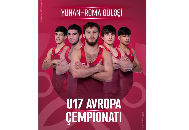 Azərbaycan güləşçiləri U-17 Avropa çempionatının ikinci gününü 3 medalla başa vurub