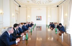 Prezident İlham Əliyev Slovakiya Milli Şurası sədrinin başçılıq etdiyi nümayəndə heyətini qəbul edib (FOTO)