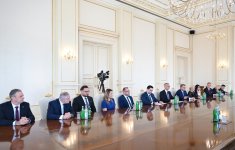 Prezident İlham Əliyev Slovakiya Milli Şurası sədrinin başçılıq etdiyi nümayəndə heyətini qəbul edib (FOTO)