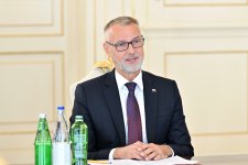 Prezident İlham Əliyev Slovakiya Milli Şurası sədrinin başçılıq etdiyi nümayəndə heyətini qəbul edib (FOTO)