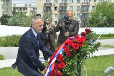 Slovakiya Milli Şurasının sədri Zəfər parkını ziyarət edib (FOTO)