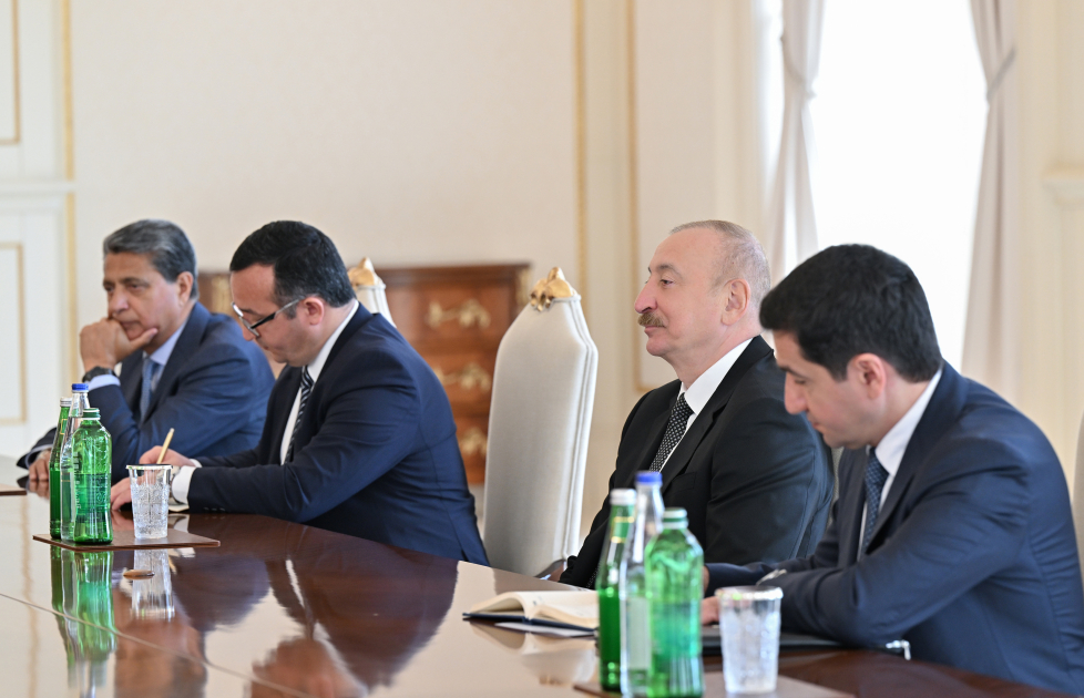 Prezident İlham Əliyev Slovakiya Milli Şurası sədrinin başçılıq etdiyi nümayəndə heyətini qəbul edib (FOTO)
