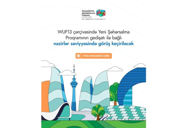 Bakıda WUF13-ün ilk günündə nazirlər səviyyəsində görüş keçiriləcək